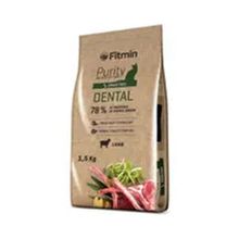 Fitmin Purity Dental Taze Kuzu Etli Yetişkinler İçin 1.5 kg Kedi Maması