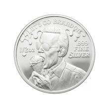 FJB Lets Go Brandon Gümüş Sikke Coin
