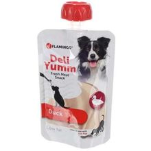 Flamingo 90 gr Deli Yumm Ördekli Taze Likit Köpek Ödülü