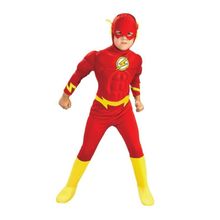 Flash Kostümü Kaslı Lüks