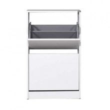 Flat Duo 2 Katlı Ayakkabılık Dolabı - Beyaz