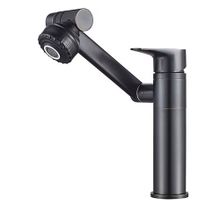 Fleko Çok Fonksiyonlu Robot Siyah Lavabo Bataryası