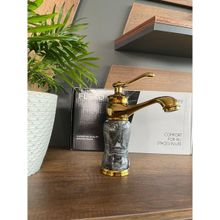 Fleko Gold Gri Lavabo Bataryası
