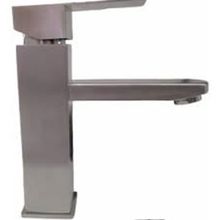 Fleko SSC1 -S2 İnox Kare Lüx Çanak Lavabo Batarya