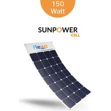 FleXa 150 Watt Esnek Güneş Paneli FX-150 Siyah