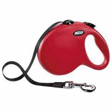 Flexi 235-102002 5 m Kırmızı New Classic İp Otomatik Köpek Gezdirme Tasması