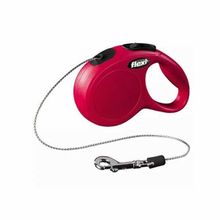 Flexi New Classic 3 m İp Kırmızı Otomatik Köpek Gezdirme Tasması