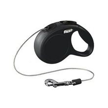 Flexi New Classic Siyah 3 m Xs Şerit Otomatik Köpek Gezdirme Tasması
