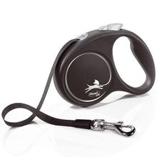 Flexi Small 5 m Siyah Design Otomatik Şerit Gezdirme