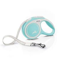 Flexi X-Small 3 m New Comfort Otomatik Açık Mavi Şerit Gezdirme
