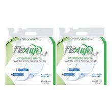 Flexilife 60x90 cm 60 Adet Kaydırmaz Hasta Alt Açma Yatak Koruyucu Örtü