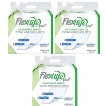 Flexilife Kaydırmaz Bantlı 60x90 cm 30'lu 3 Paket Yatak Koruyucu