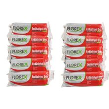Florex 10 Rulo Çöp Torbası Endüstriyel Orta Boy Siyah