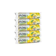 Florex Büzgülü Büyük Boy Çöp Torbası Limon Kokulu 65X70 Cm 1 Paket