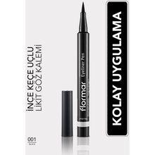 Flormar 001 Black Eyeliner Pen Keçe Uçlu Likit Göz Kalemi