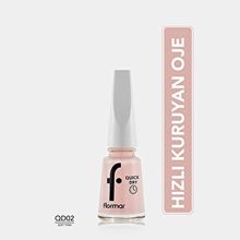 Flormar 002 Soft Pink Quick Dry Hızlı Kuruyan Yoğun Pigmentli Oje