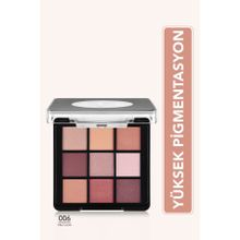 Flormar 006 Felt Cute Mat ve Işıltılı Kremsi Far Paleti