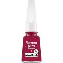 Flormar 075 Baroque Bordeaux New Nail Enamel Yüksek Pigmentli 11 ml Parlak Bitişli Oje