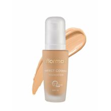 Flormar Perfect Coverage 121 Yüksek Pigmentli Yarı Parlak Bitişli SPF15 Fondöten