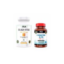 Flx Collagen Peptides Tip 1-3 Fish Collagen 90 Tablet + Coenzyme Q-10 100 mg 60 Tablet