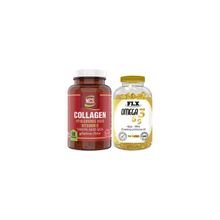 Flx Omega 3-6-9 90 Tablet + Ncs Collagen Hyaluronic Acid Vitamin C 90 Tablet