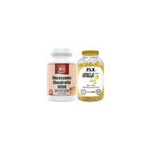 Flx Omega 3-6-9 90 Tablet + Ncs Glucosamine Chondroitin MSM Type ll Collagen 120 Tablet