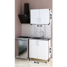 Fly Mobilya Camole Evyeli 80 Cm Mutfak Dolabı