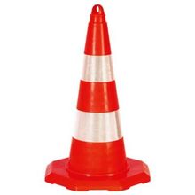 FM Trafik 50 cm Çift Reflektifli Pvc Koni