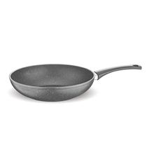 FMS G-3014 Gri 28 cm Granit Wok Tava