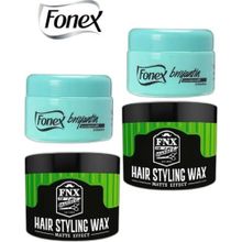Fnx Barber Matte Effect 2x150 ml Wax + Fonex 2x150 ml Briyantin