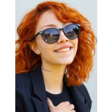 Focus On Luke Black Yuvarlak Polarize Güneş Gözlüğü