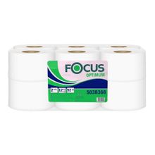 Focus Optimum Jumbo Mini Çift Katlı 92 m 12'li Rulo Tuvalet Kağıdı