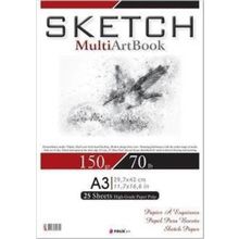 Folix FLX-821305 Sketch Multi Art 150 gr A3 25 Yaprak Eskiz Defteri