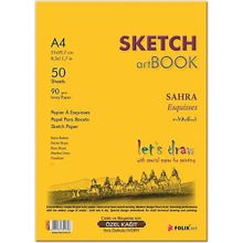Folix Sketchbook Sahra A4 Tutkallı 90 gr Ivory 90 Yaprak Eskiz Defteri