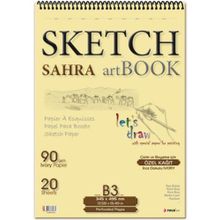 Folix Sketchbook Sahra B3 34,5x49,5 cm Spiralli Eskiz Defteri