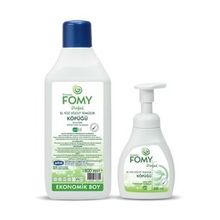 Fomy Doğal Köpük Sabun 1800 + 300 ml El Yüz Vücut Temizlik Köpük Seti