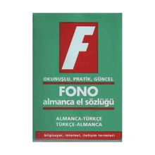 Fono Yayınları Almanca -Türkçe El Sözlüğü Şükrü Meriç
