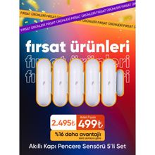 Fonri Akıllı Kablosuz Kapı Pencere Sensörü 5'li Set - 5 Adet