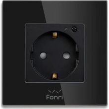 Fonri WF3-EL3-0401-04 Akıllı Siyah Duvar Prizi