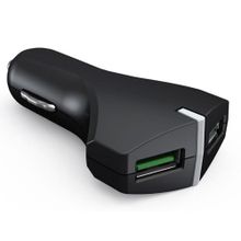 Fonus Çift USB Çıkışlı Dual Port QC 3.0 Hızlı Araç Şarj Cihazı