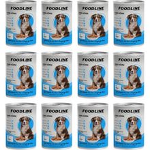 Foodline 12x400 gr Kuzu Etli Yavru Köpek Konservesi