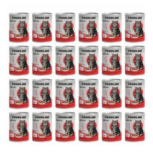 Foodline 24x400 gr Kuzu Etli Yetişkin Kedi Konservesi