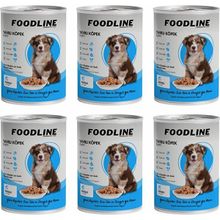 Foodline 6x400 gr Kuzu Etli Yavru Köpek Konservesi