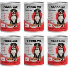 Foodline 6x400 gr Kuzu Etli Yetişkin Köpek Konservesi