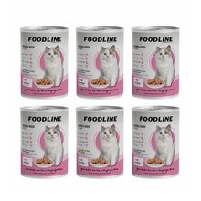 Foodline 6x400 gr Tavuklu Yavru Kedi Konservesi