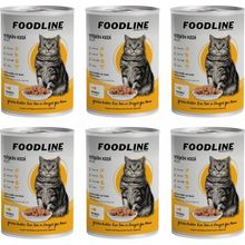 Foodline 6x400 gr Tavuklu Yetişkin Kedi Konservesi