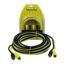 For-X X-25RCA 2 RCA + 2 RCA 5 mt Oto Anfi Kablosu