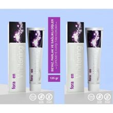 Foramen Whitening Beyazlatıcı 2x125 gr Diş Macunu