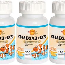 Force Nutrition Omega 3 D3 Portakal Aromalı 3x100 Kapsül Balık Yağı
