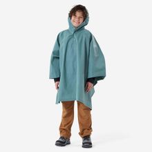 Forclaz MH100 Yeşil Çocuk Outdoor Panço Yağmurluk